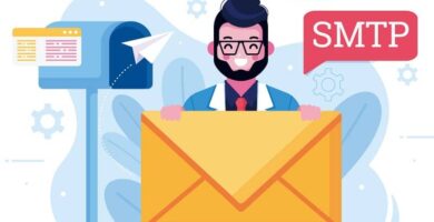 Persona enviar recibir correos servidor SMTP