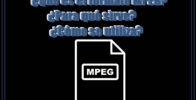 Que es el formato MPEG para que sirve y como se utiliza