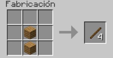 Kilven luominen ja muokkaaminen Minecraftissa - Shield Crafting (esimerkki) 16 Tikun tekeminen tai luominen Minecraftissa Crafting Stick Minecrraft esimerkki