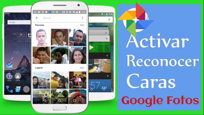 activar reconocimiento facial google fotos