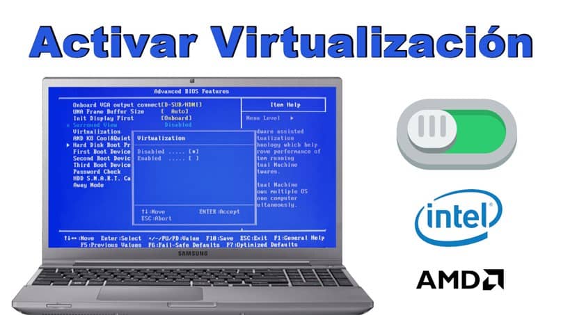 activar virtualizacion