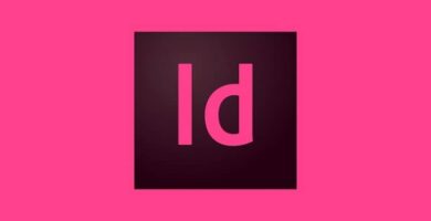 adobe indesign rosado logo fondo