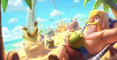 Mitä tapahtuu, kun sinulla on kortti korkeimmalla tasolla Clash Royalessa? 8 barbaro de coc en la playa