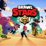 batalla de brawl stars con logo en el centro