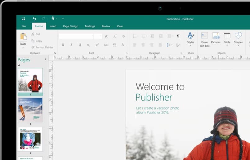 bienvenido microsoft publisher