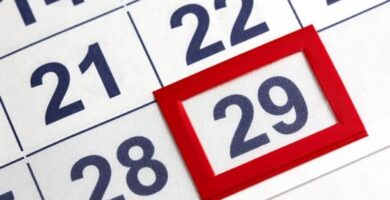 calendario de febrero 29