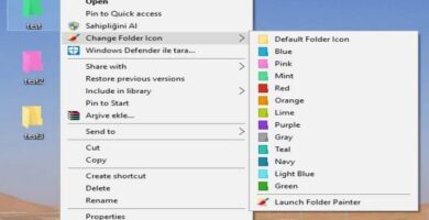 Kuinka muuttaa Windows 10 -kansion tausta helposti? (Esimerkki) 22 carpetas colores
