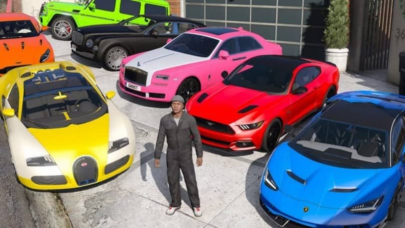 carros colores gta