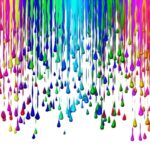 cascada de colores