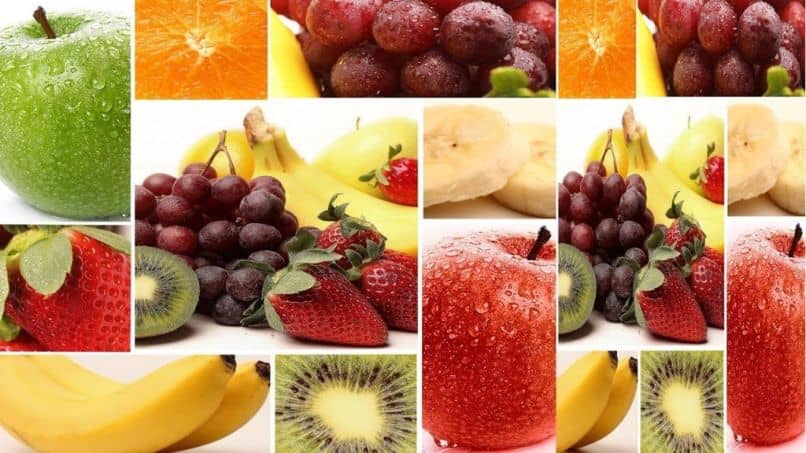 collage fotos frutas