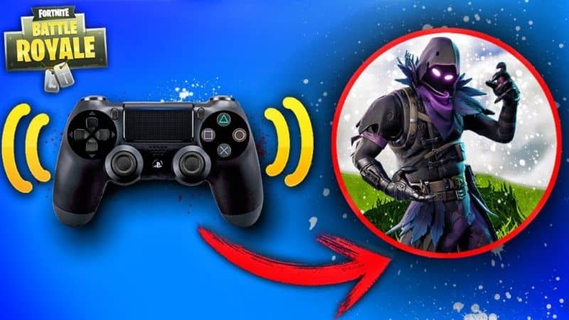 control de video juego y jugador de fortnite