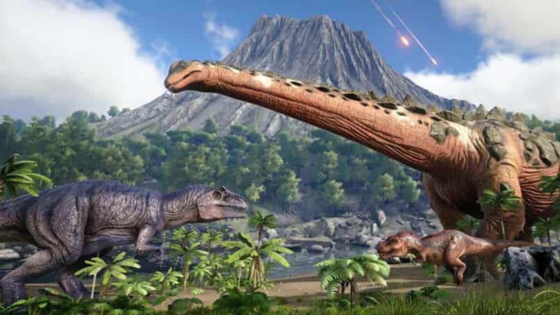 dos dinosaurios ark juego survival evolved 11661