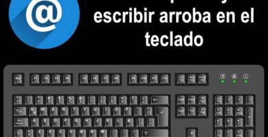 el arroba en el teclado