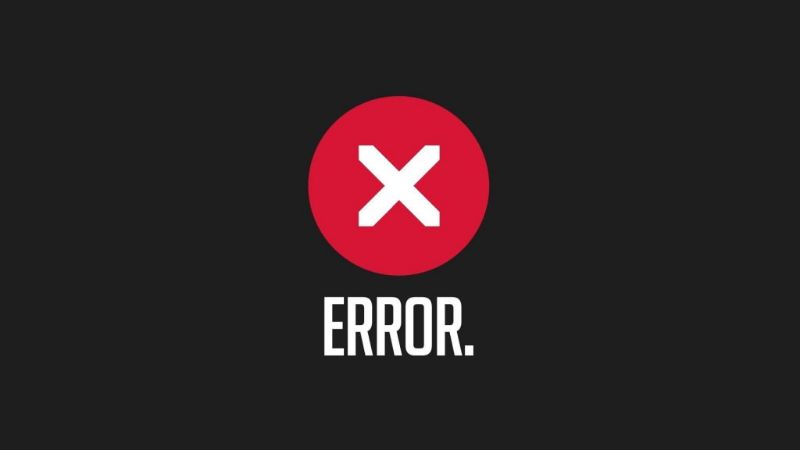 error web