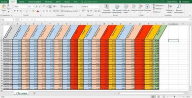 excel colores