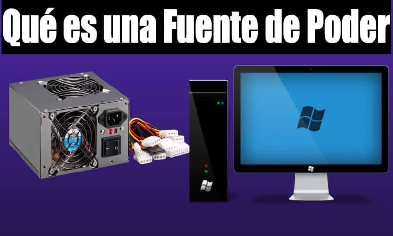 fuente depoder pantalla computador cpu