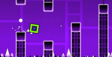 geometry dash juego video pantalla 10242