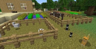 Kuinka tehdä eläintila Minecraftissa? - Askartelua maatilalla 32 granja simple de minecraft