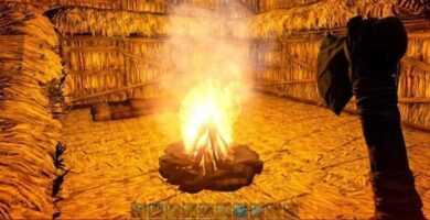 Kuinka sytyttää tai tuhota ja sammuttaa kokko ARK: Survival Evolved 14 hoguera ark