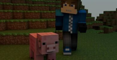 Kuinka tehdä paras konepistooli Minecraftissa? - konepistoolin valmistus (esimerkki) 6 hombre y cerdo de minecraft
