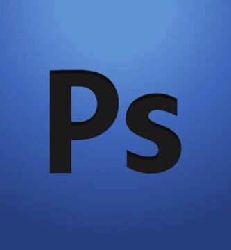 icono azul de ps negro