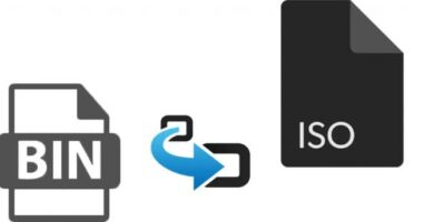 iconos de conversion de formato BIN a ISO