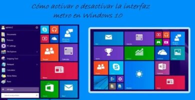 Metrorajapinnan aktivointi tai deaktivointi Windows 10: ssä (esimerkki) 16 interfaz metro