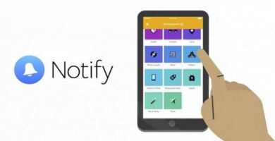 Mikä on ja miten Notify -sovellus toimii Facebookissa? (Esimerkki) 12 logo de la app notify