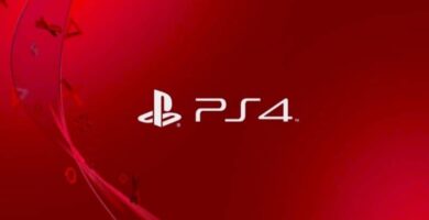 logo de ps4 rojo