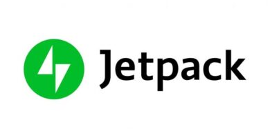 Free Jetpack -laajennuksen asentaminen ja määrittäminen Wordpress -verkkosivustollani (esimerkki) 31 logo jetpack fondo blanco letran negras icono verde