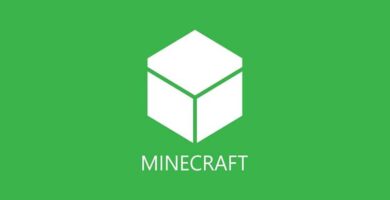 logo minimalista de minecraft