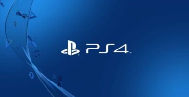 logo ps4 azul