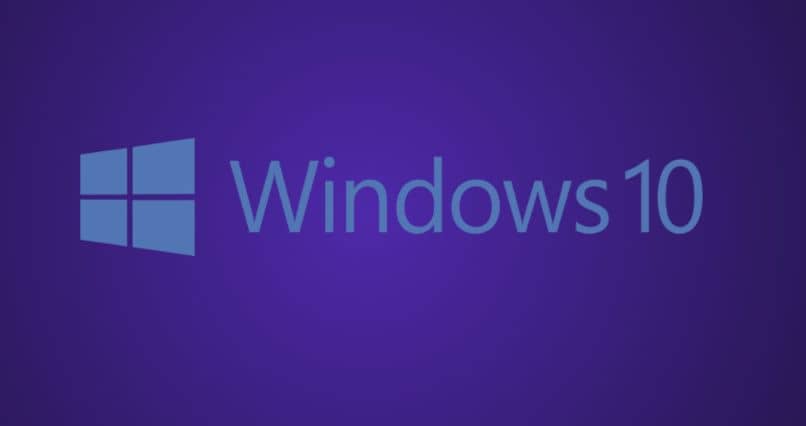 logo windows 10 fondo azul