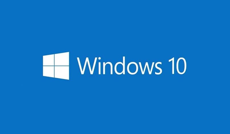 logotipo de windows 10 con fondo azul 1