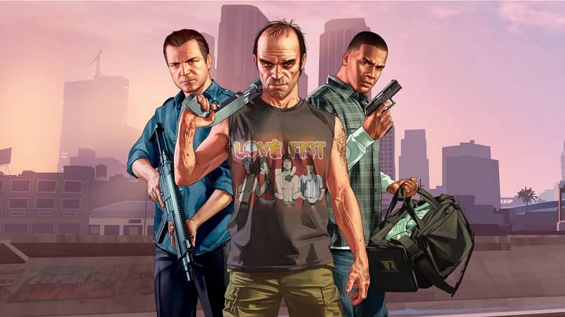 los tres principales de gta