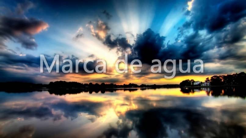 marca de agua foto