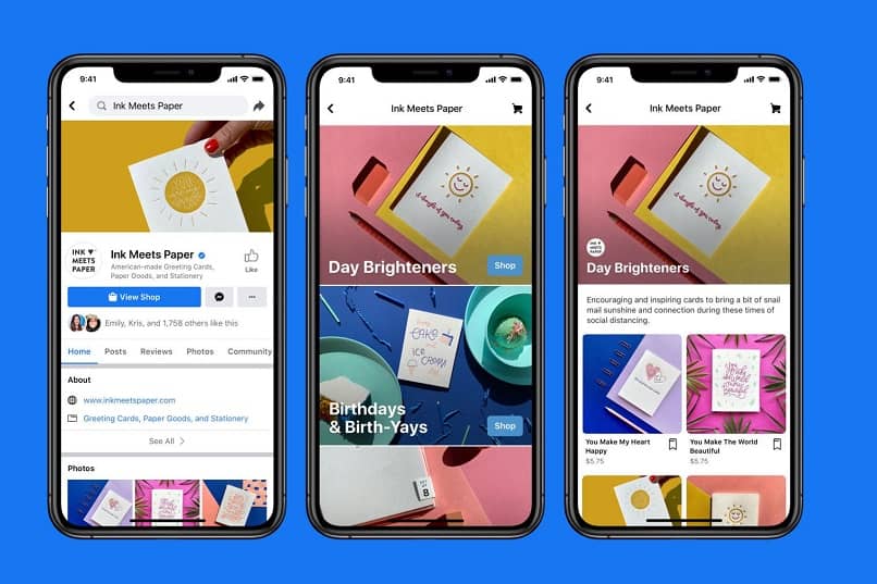 Millä alustoilla Facebook Shop sallii minun myydä WhatsAppia, Instagramia, Facebookia ...? 1 moviles facebook shop plataforma