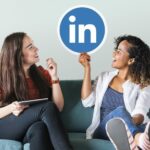 mujeres comparten logo linkedin activo estado 11286