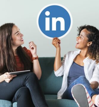 mujeres comparten logo linkedin activo estado 11286