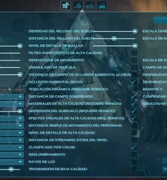 opciones volumen ark juego survival evolved 11701