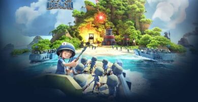 pantalla de carga de boom beach