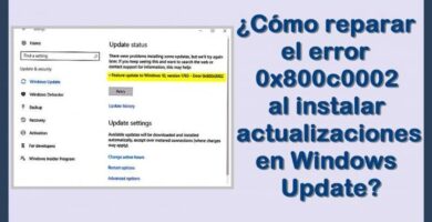 pantalla solucionar errores en windows update y titulo