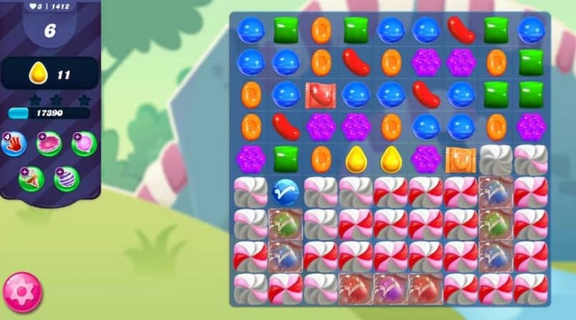 partida candy crush 9282