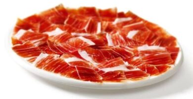 plato de jamon serrano