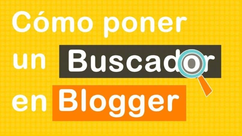 poner buscador blogger