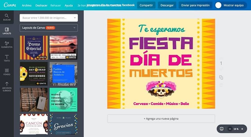 portada de facebook canva