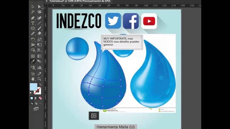 Mesh -työkalun käyttäminen Adobe Illustratorissa - yksinkertaiset vaiheet (esimerkki) 1 programa AI