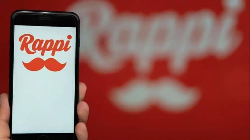 rappi app movil mano