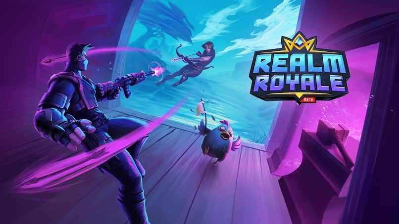 realm royale logo letras personajes 9517