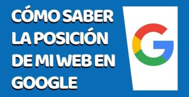 saber posicion web